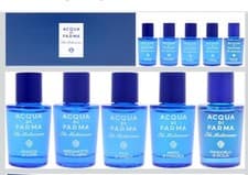 Image of Acqua Di Parma Blu Mediterraneo Eau de Toilette 5 x 5ml Gift Set New Sealed