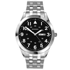 Image of Sekonda Watch 1663 Mens Day Date Stainless Steel Bracelet