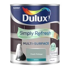 Image of Dulux Simply Refresh Multi Surface Paint, All Shades, Eggsgell 750 ml