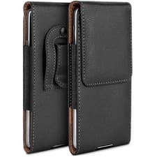 Image of Mobile Phone Belt Pouch For Emporia SMART.5 Phone Case PU Leather Pouch Belt ...