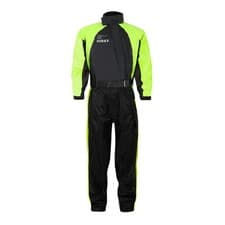 Image of ZORAX Motorbike Motorcycle Waterproof Rainsuit Black / Yellow Adult Raincoat