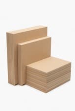 Image of MDF Sheets: Multiple Dimensions & Pack Sizes Available - Natural MDf Finish