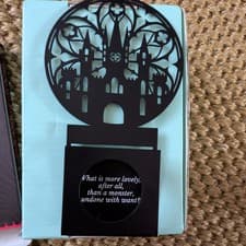 Image of OwlCrate Exclusive A Dowry of Blood Inspired Candle Holder – Gothic– S T Gibson