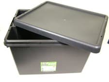 Image of Storage Box With Lid 45 Litre Wham Bam Heavy Duty made from recycled plastics