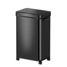 Image of Large 68L Touchless Automatic Sensor Rubbish Kitchen Bin Stainless Steel/Black