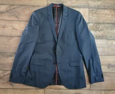 Image of HUGO BOSS Arti204 Suit Jacket Navy Men's Size 40L BRAND NEW