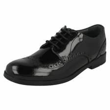 Image of Girls Startrite Smart Lace Up School Shoes Brogue