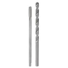 Image of M8x1.25 Straight Flute Machine Thread Milling Tap & Bit Sets 8mm Twist Drill Bit