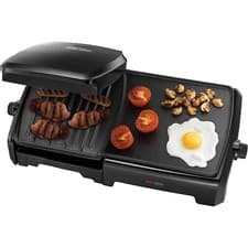 Image of George Foreman 10 Portion Large Family Health Grill and Griddle Non-Stick, 23450