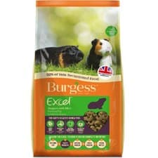 Image of EXCEL GUINEA PIG NUGGETS WITH MINT Burgess adult animal food pellets feed pet