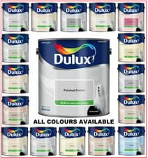 Image of Dulux Silk Smooth Creamy Emulsion Walls Ceilings Paint 2.5L Colours