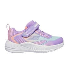 Image of Skechers Microspec Advance Oasis Point Girls Infants Lavender Multi Trainer