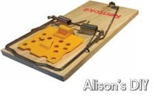 Image of Rentokil Wooden Humane Mouse Trap Strong Easy To Set Reusable 1 - 10 Trap Packs
