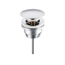 Image of Chrome Finish Drain Cover Perfectly Suited for Various Bathroom Applications
