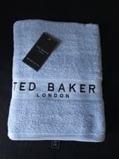 Image of Ted Baker London 100% Cotton Bath Towel 150x85cm - Light Blue