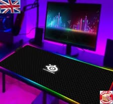 Image of RGB Mouse Pad Mat Backlit Gaming Mousepad Desk Pad for PC/Laptop