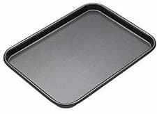 Image of KitchenCraft MasterClass Non-Stick Baking Tray, Grey, 24 x 18 cm
