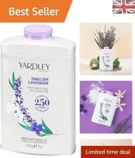 Image of Yardley of London 200g English Lavender Talc - Softening Floral Indulgence