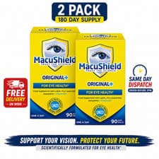 Image of Pack - 2 MacuShield Original Plus Capsules, Eye Health Supplements - 90 Day Pack