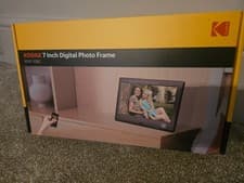 Image of Black Kodak 7 inch digital photo frame