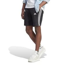 Image of adidas Men's Essentials Fleece 3-Stripes Shorts Black XX-Large Tall $45 Value