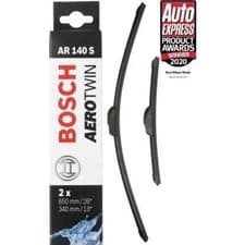 Image of Bosch Aerotwin Flat Blade AR140S Front Window Windscreen Wiper Blade Set Pair