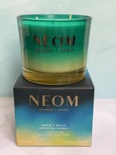Image of NEOM Perfect Peace Scented Candle 420g 3 Wick Limited Edition NWB RRP£58 Free🚚