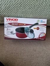 Image of Vinod 16 Cm Saucepan with Glass Lid Non-Stick