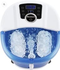 Image of MaxKare 6-in-1 Motorized Foot Spa Bath Massager 3 Speed Heat And Bubble Auto