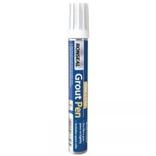 Image of Ronseal One Coat Grout Pen 15ml Brilliant White for Tile Grout Reviver Anti Moul