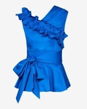 Image of NEW Ted Baker Matahia Bow and Ruffle Detail Top UK Size 14 RRP £109