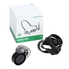 Image of Genuine INA Drive V Ribbed Belt Kit Fits Dacia Nissan Renault 529000910