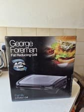 Image of GEORGE FOREMAN 5 PORTION FAT REDUCING GRILL ‘FAMILY’  IN ORIGINAL PACKAGING