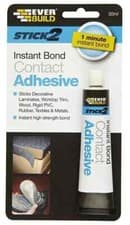 Image of 1 x EVERBUILD Stick2 Instant Bond Contact Adhesive Glue 30ml Tube