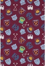 Image of West Ham Fleece Blanket Limited Edition 125 Years Bed Throw