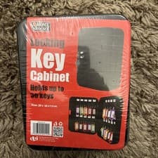 Image of Locking Key Cabinet 30 Keys New And Sealed
