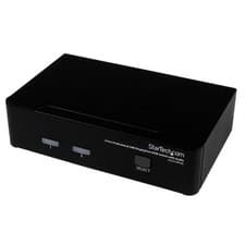 Image of StarTech 2 Port Professional USB DisplayPort KVM Switch with Audio