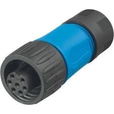 Image of Amphenol C016 20D003 110 10 Cable socket straight C16-1 Number of pins: 3+PE