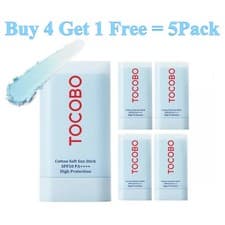 Image of TOCOBO Cotton Soft Sun Stick SPF50+ PA++++ - 19g - Lightweight Sunscreen Stick