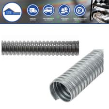 Image of Conduit Flexible Galvanised Steel Flexible Conduit Ronbar Various Sizes & Length