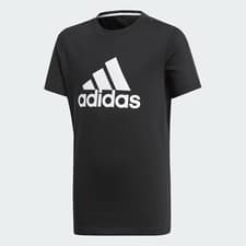 Image of adidas Essentials Logo Tee Boys - 100% Cotton T-Shirt Youth / Black Friday Sale
