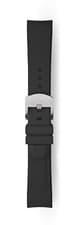 Image of Elliot Brown Black Rubber Strap: STR-R01