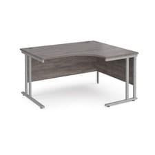 Image of Ergonomic Right-Hand Corner Desk in 3 Size Options and 5 Colour Options