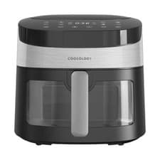 Image of Cookology Air Fryer 7.2L Digital Touch Control 1800W with Window - Black CAF72DI