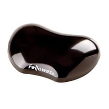 Image of Fellowes Wrist Rest - Crystals Gel Flex with Non Slip Standard, Nero
