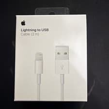 Image of Apple MD819ZM/A 2m Lightning to USB Cable - White