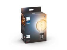 Image of Philips Hue White Ambiance Filament Single Smart LED Globe E27 Edison Screw Bulb