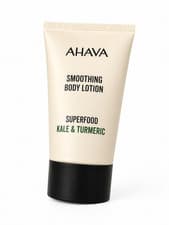Image of Ahava Smoothing Body Lotion Kale & Tumeric Superfood 40ml brand new sealed