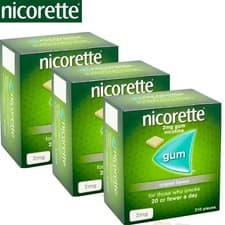 Image of Nicorette Original Flavour 2mg Gum 210 pieces Pack 3