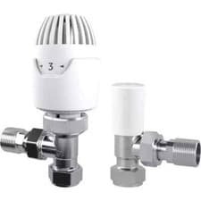 Image of Drayton RT212 15mm Angled TRV & Lockshield